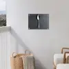 Zilver - Metaal - Lepel tuinposter los doek klein -sfeer8