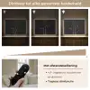 Takken - Blaadjes - Zwart Light Box met batterij (Wandlamp) middel -USP_dimbaarNL