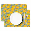 Sinaasappels - Bladeren - Kleurrijk Placemat vinyl groot 368 -zzsfeer2_Kitchenyeah-website