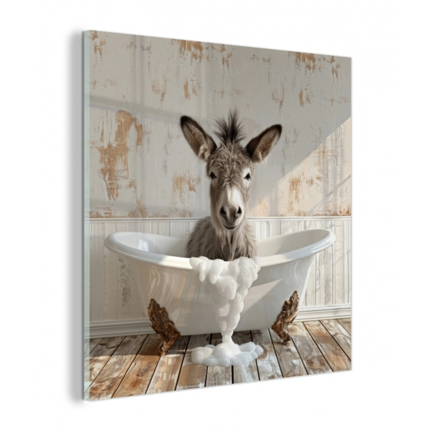 Ezel - Dieren - Badkuip - Schuim plexiglas 5mm klein -z3d