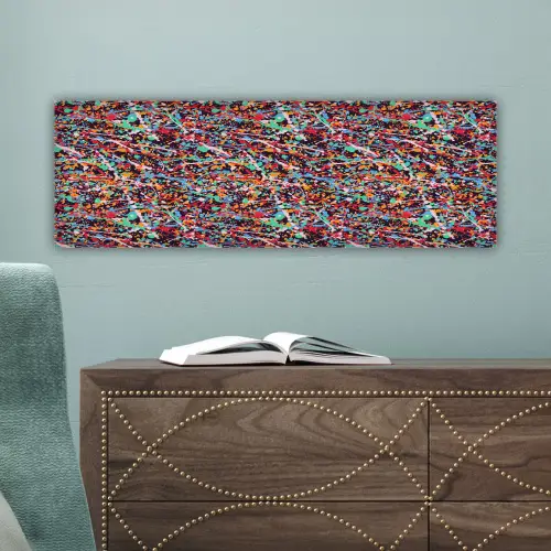 Spat - Abstract - Waterverf - Multi canvas 2cm klein 828 -sfeer4
