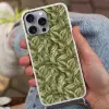 Bladeren - Modern - Groen Hoesje iPhone 16 Pro Max met koord klein 804 -sfeer3
