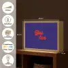 Blauw - Rood - Yes fun - 3D Light Box met batterij (Wandlamp) middel -USP_websiteoverzichtNL