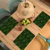 Sierlijk - Bloemen - Groen Placemat vinyl groot 368 -zzsfeer5_Kitchenyeah-website