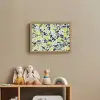Camouflage - Groen - Blauw - Jongens - Kinderen Light Box met batterij (Wandlamp kind) middel -sfeer2_kind