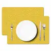Wit - Geel - Patroon - Geometrisch Placemat vinyl groot 368 -zzsfeer2_Kitchenyeah-website