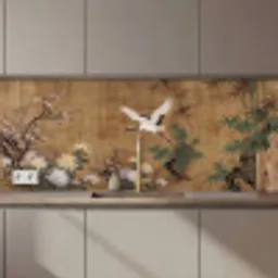 Oosters - Elegant - Kleurrijk keuken achterwand 2 middel zz_3dshopping