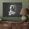 Buldog - Hond - Glas PET vilt klein -sfeer2