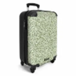 Botanisch - Takken - Groen NBS - Handbagage koffer - Volwassenen Unisex middel -productfoto_3d