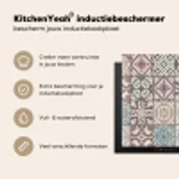 Tegelmozaïek Collage Inductie beschermer vinyl 3mm middel -sfeer2