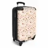 Terrazzo patroon veelkleurig beige roze NBS - Handbagage koffer - Volwassenen Unisex middel -productfoto_3d