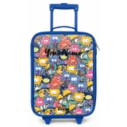 Beestjes met Grote Oogjes Kinderkoffer - Blauw klein -zz3dotto