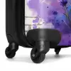 Paarse lavendel in graffiti stijl NBS - Handbagage koffer - Unisex middel -wiel