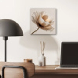 Bloem - Beige - Crème aluminium wit klein -sfeer5