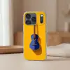 Gitaar - Akoestisch - Minimalistisch - Geel Telefoonhoesje iPhone 17 Pro klein -sfeer2