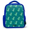 Tyranosaurus specs Kinderrugzak - Blauw middel -3d
