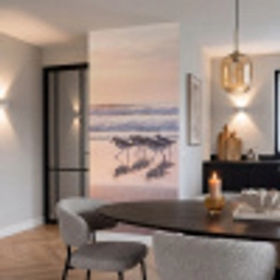 Zee - Vogels - Strand Behang Vlies klein -sfeer3
