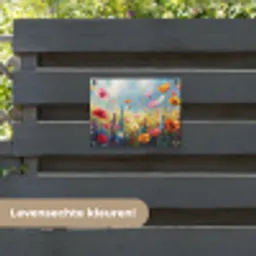Bloemen - Natuur - Botanisch - Kunst tuinposter los doek klein -sfeer3
