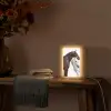 Paard - Modern - Balans Light Box met kabel (Tafellamp) klein -sfeer4