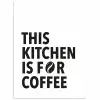 Quotes  - Koffie - Bonen - Modern poster papier klein -3d