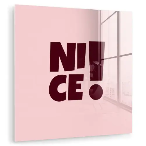 Nice - Uitroepteken - Roze plexiglas 5mm klein -zzzproduct_nieuw