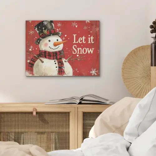 Sneeuwpret - Winter - Sneeuwpop PET vilt klein -sfeer3