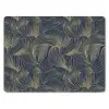 Abstract - Lijnen - Blauw - Goud muismat rubber klein 262 -3d