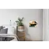 Abstract - Goud - Brons - Groen - Vormen - Modern textielposter latten blank klein -woonkamer