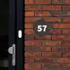 Donkergrijs - Traditioneel Naambord Organisch middel -sfeer1
