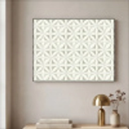 Abstract - Structuur - Grijs - Wit Textielframe zwart klein 947 -sfeer2