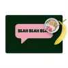 Tekstwolk - BLAH BLAH BLAH - Roze Placemat vinyl groot -zzzproduct_Kitchenyeah-website
