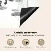 Eenden - Waterlelies - Riet - Zwart Inductie beschermer vinyl 3mm middel -sfeer4