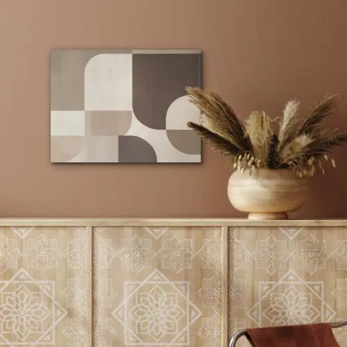 Geometrisch - Geweven structuur - Modern PET vilt klein -sfeer4