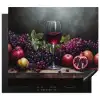Wijn - Fruit - Stilleven Inductie beschermer vinyl 3mm middel -3d