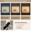 Donut - Romig - Poedersuiker - Beige Light Box met batterij (Wandlamp) middel -USP_lichtkleurNL