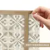 Tegel - Motief - Beige Light Box met batterij (Wandlamp) middel 907 -USP_websiteprintNL