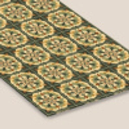 Ornament - Patroon - Groen fotolijst zwart zonder passe partout klein 224 -zsfeer6