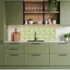 Palmwoud - Tropisch - Groen keuken achterwand 2 middel 871 -sfeer3
