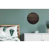 Hout - Grillige nerven Wandcirkel aluminium klein -slaapkamer