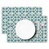 Patroon - Symmetrisch - Blauw Placemat vinyl groot 368 -zzsfeer2_Kitchenyeah-website