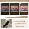 Bloemexplosie - Veelkleurig - Bewegend Light Box met batterij (Wandlamp) middel -USP_dimbaarNL
