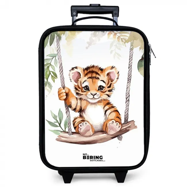 Timo tijger Kinderkoffer - Zwart klein -zzz_website3d