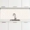 Patronen - Abstract - Beige - Geometrie keuken achterwand 2 middel 871 -3d