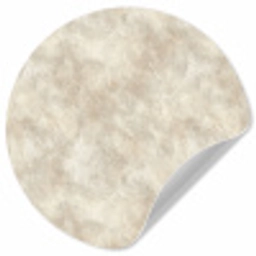 Beige - Reliëfstructuur - Natuursteen Wandcirkel behangsticker klein 186 -3d