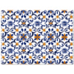 Patroon - Modern - Kleurrijk tuinposter los doek klein 239 -3d