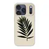 Palmblad - Donkere bladen - Subtiel Telefoonhoesje iPhone 17 Pro klein -3d