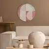 Figuren - Abstract - Roze Akoestische PET Vilt - Rond klein -sfeer1