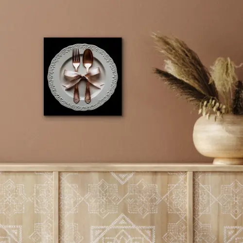 Rose - Strik - Bestek aluminium wit klein -sfeer4