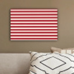 Strepen - Patroon - Rood canvas 2cm klein 34 -sfeer3