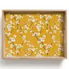 Bloesemtak - Aquarel - Geel Dienblad Rechthoek middel 911 -z3d_shopping